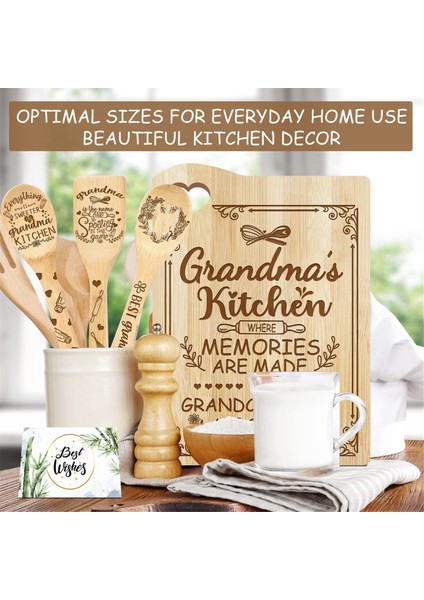 Bambu Kesme Tahtası Anneler Günü Hediyesi Kesme Tahtası, Yemek Tahtası (Büyükanne) (Yurt Dışından) modelleri