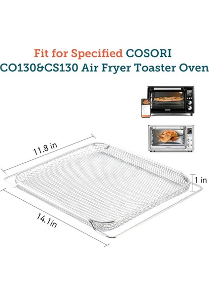 Ninja Cosorı CO130/CS130 Air Fryer Toaster Fırını Için Yedek Tepsi, Paslanmaz Çelik Air Fryer Aksesuarları (Yurt Dışından) fiyatları