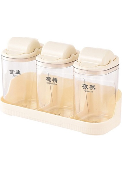 Duvara Monte Mutfak Baharat Kavanozu Açık Hava Taşınabilir Barbekü Baharat Şişesi Tuz ve Biber Baharat Şişesi B (Yurt Dışından)