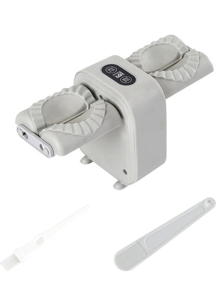 Otomatik Mantı Makinesi Ev Tipi Çift Kafa Kaymaz Mantı Makinesi Pres Kalıp Yapma Aleti Manuel Mutfak B (Yurt Dışından)