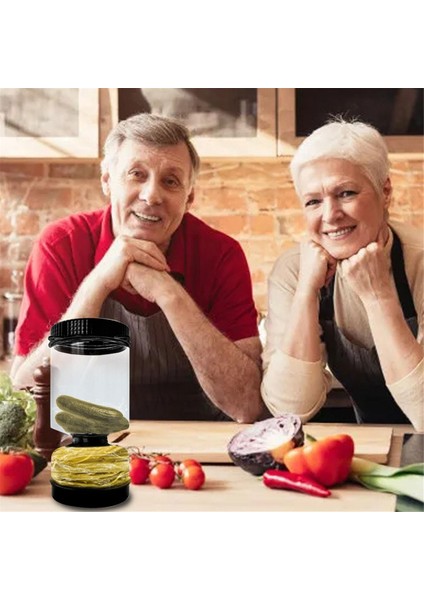 34 Onsluk, Kapaklı ve Iki Küçük Çatallı Filtreli Turşu Kavanozu - Sızdırmaz Contalı Cam Turşu Kabı (Yurt Dışından) indirimleri