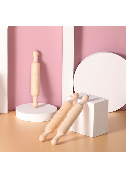 Inç Ahşap Mini Oklava Uzun Mutfak Pişirme Küçük Hamur Oklava Çocuklar Için Fondan Pasta Pizza El Sanatları 20 Adet (Yurt Dışından) modelleri