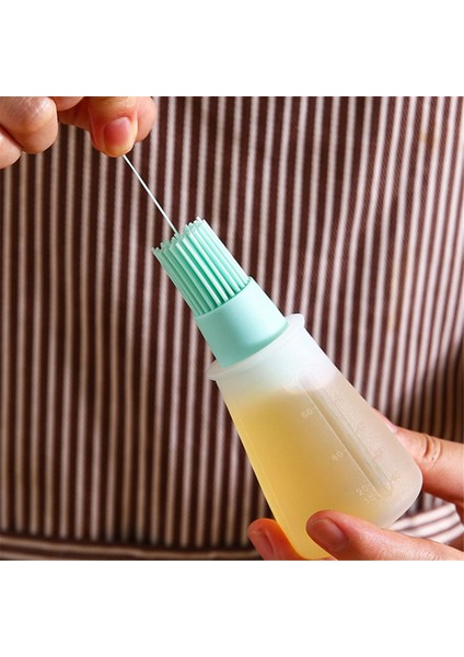 Silikon Yağ Şişesi Fırçası Barbekü Fırçası ile Yağ Dağıtıcı Şişe Yüksek Sıcaklıklı Yağlama Fırçası Mutfak Barbekü Aletleri B (Yurt Dışından) fiyatları