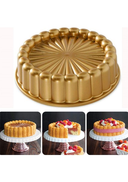 Charlotte Kek Kalıbı, Charlotte Kek Kalıbı Yapışmaz, 9,4 Inç Kek Kalıbı Pişirme Için Yivli Kek Kalıbı (Yurt Dışından) fiyatları