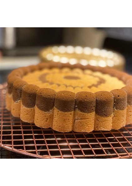 Charlotte Kek Kalıbı, Charlotte Kek Kalıbı Yapışmaz, 9,4 Inç Kek Kalıbı Pişirme Için Yivli Kek Kalıbı (Yurt Dışından) modelleri