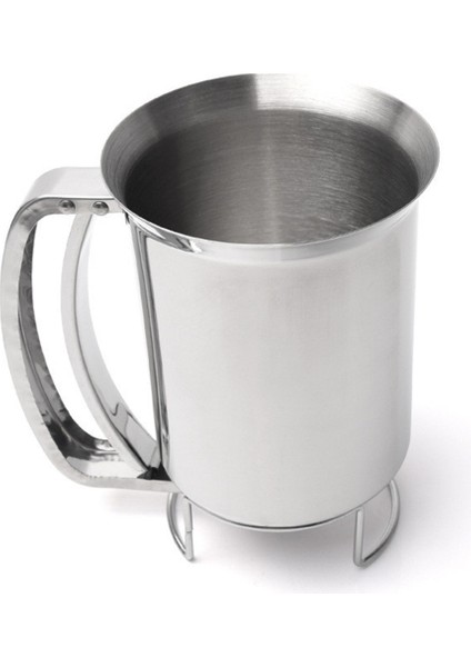 Elde Taşınabilir Paslanmaz Çelik Hamur Dağıtıcısı Kek, Kek, Hamur Dağıtıcıları Mutfak Aletleri Pişirme Unu, Macun Hunisi (Yurt Dışından) fırsatları