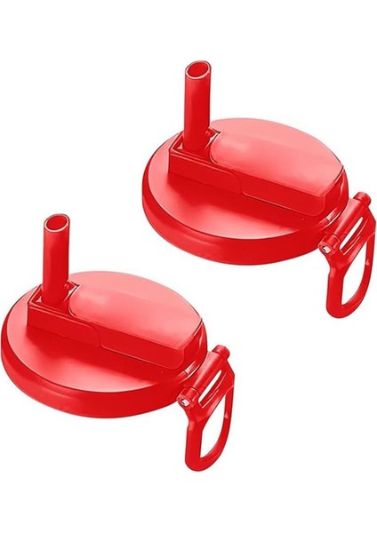 Pipetli Soda Kutusu Kapakları, Bira, Meyve Suyu Kapakları, Soda Kapakları Pipetli Soda Kutusu Kapakları Kırmızı (Yurt Dışından)