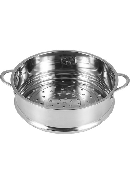 Çorba Tenceresi, Süt Tenceresi, Mutfak Aletleri Için Çift Kulaklı 20 cm Kalınlaştırıcı Gıda Buhar Rafı Paslanmaz Çelik Buharlı Pişirici (Yurt Dışından)