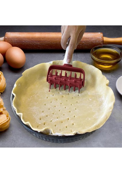 Döner Tekerlek Pizza Delme Makinesi Pizza Aletleri Pizza Fırını Aksesuarları Pizza Dilimleyici Yapışmaz Mutfak Aletleri Gri (Yurt Dışından) modelleri