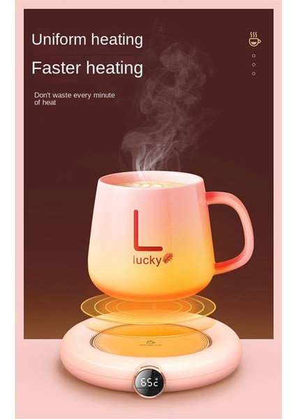 USB Bardak Isıtıcı Mini Taşınabilir Kahve Kupası Isıtma Altlığı Akıllı Dijital Ekran Termostatik Ayarlı Zamanlama Isıtıcısı (Yurt Dışından) modelleri