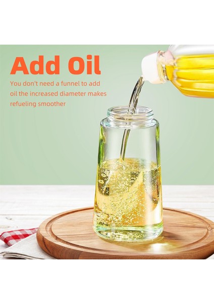 Mutfak, Zeytinyağı Dispenseri ve Yağ Püskürtücüsü Için 16 Oz Yağ Dağıtıcı Şişe - 470 ml Zeytinyağı Şişesi - Yağ Püskürtücü Beyaz (Yurt Dışından) modelleri
