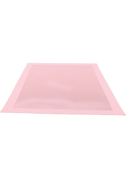 Delikli Pişirme Matları, Yarım Tabaka Için 2 Adet Pembe Silikon Mat, Ekmek/pasta Yapımı Için Yapışmaz Yeniden Kullanılabilir Fırın Kaplamaları (Yurt Dışından) fiyatları