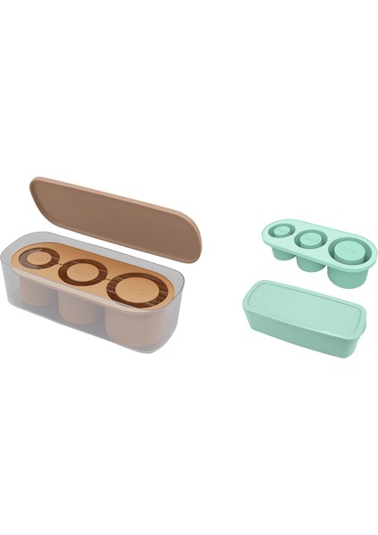 20-40 Oz Bardaklar Için Kapaklı Silikon Buz Küpü Tepsisi, Kupa Için 3 Içi Boş Silindir Buz Küpü Kalıbı, Yeniden Kullanılabilir Büyük Boy (Yurt Dışından)