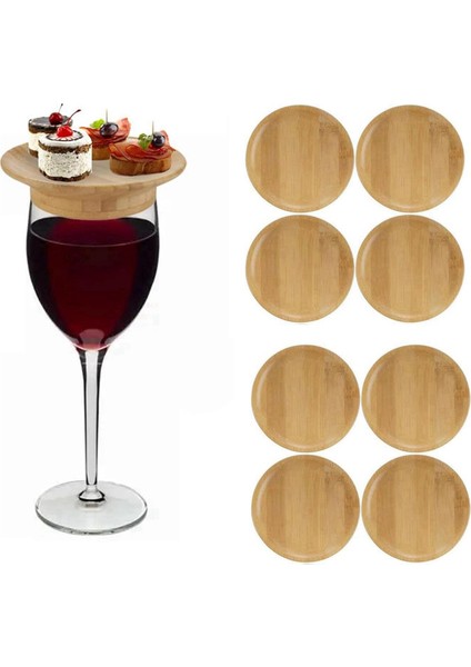 Adet Şarap Kadehi Üstü, 4 Inç Şarap Kadehi Üstü, Bambu Şarap Kadehi Üstü Bardak Altlıkları (Yurt Dışından) fiyatları
