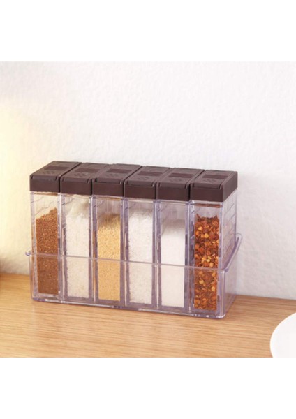 Baharat Kavanozları, Baharat Çalkalayıcı Kutusu Sos Seti, Ayarlanabilir Kapaklı Baharat Saklama Kapları Beyaz (Yurt Dışından) fırsatları