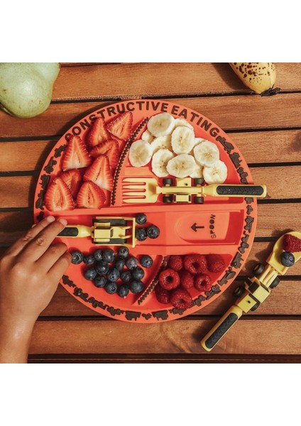 Çocuk Araba Sofra Takımı Buldozer Ekskavatör Kürek Yürümeye Başlayan Çocuk Çatal ve Kaşıkları Çocuk Eşyaları Sofra Takımı C (Yurt Dışından) fiyatları