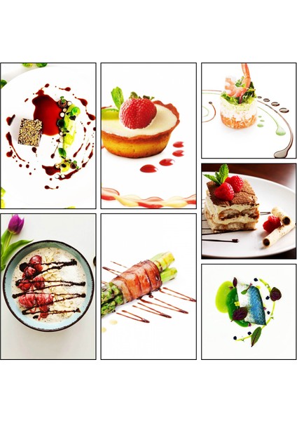 Mutfak Çizimi Dekorasyon Kaşık Seti, 2 Parça Sosluk ve Süzme Kaşığı, Dekoratif Pasta ve Kahve Için Dekorasyon Kalem Kaşığı (Yurt Dışından) fırsatları