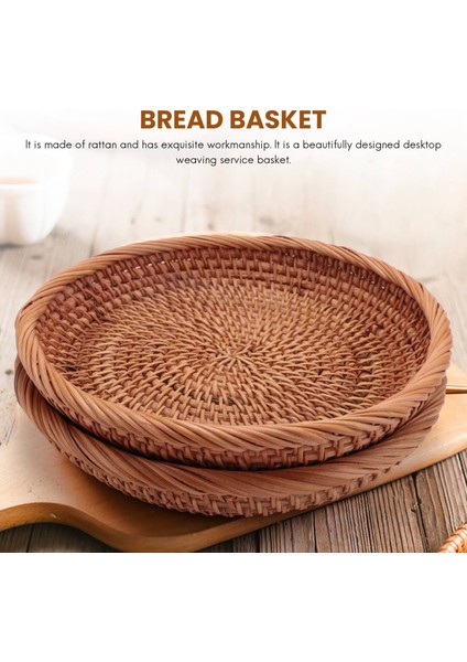 Paket Rattan Dokuma Saklama Sepeti, Ekmek Sepeti, Sergileme Sepeti, Meyve Şekeri, Kek Tepsisi, Anahtarlar, Cüzdan, Cep Telefonu Için (7,5 Inç) (Yurt Dışından) fiyatları
