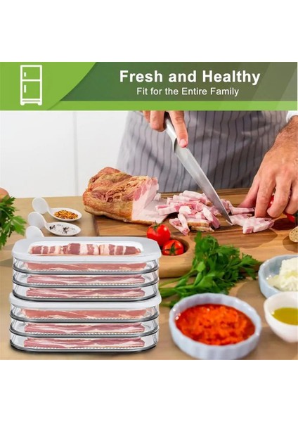 Buzdolabı Için Öğle Yemeği Et Kabı Pastırma Saklama Kutusu Pastırma Saklama Kabı Gıda Saklama Çözümü Çıkarılabilir (Yurt Dışından) modelleri