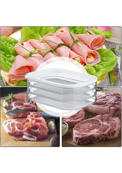 Buzdolabı Için Öğle Yemeği Et Kabı Pastırma Saklama Kutusu Pastırma Saklama Kabı Gıda Saklama Çözümü Çıkarılabilir (Yurt Dışından) indirimleri