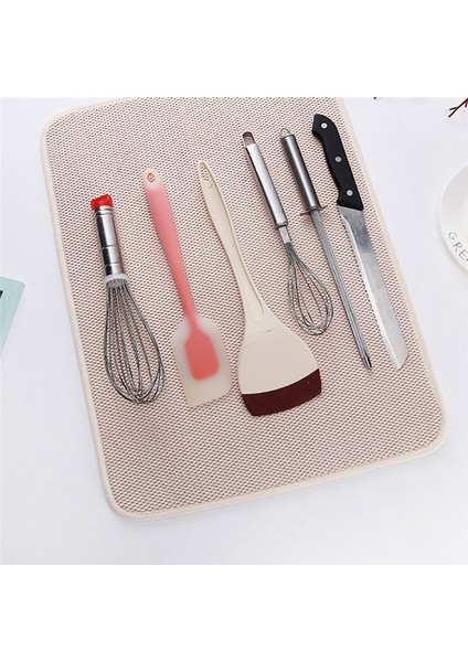 3'lü Bulaşık Kurutma Matı, Emici Mikrofiber Bulaşık Süzgeçleri, Mutfak Tezgahı Boyutu 20X15 Inç, Bulaşık Kurutma Pedi (Yurt Dışından) indirimleri