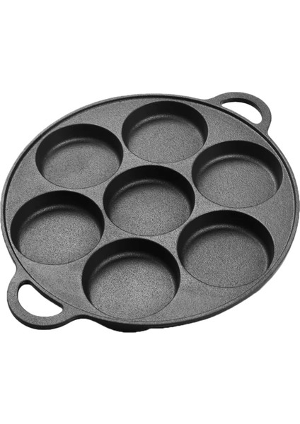 Delikli Yumurtalı Gözleme Biftek Tavası Dökme Demir Yapışmaz Mutfak Pişirme Jambon Tavası Kahvaltı Makinesi Tencere Omlet Gözleme (Yurt Dışından)