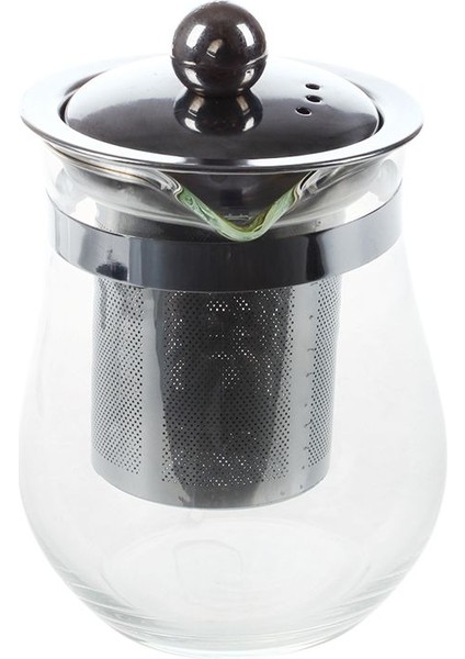 350 ml Isıya Dayanıklı Şeffaf Cam Çaydanlık Paslanmaz Çelik Demlikli Çiçek Çaydanlığı (Yurt Dışından) fiyatları