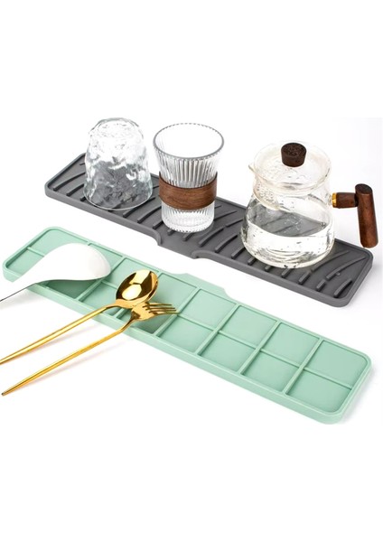 Mutfak Musluğu Silikon Mat Damlama Koruma Pedleri Musluk Su Toplayıcı Mat Lavabo Gider Pedi Su Geçirmez Kaymaz Banyo (Yurt Dışından) fiyatları