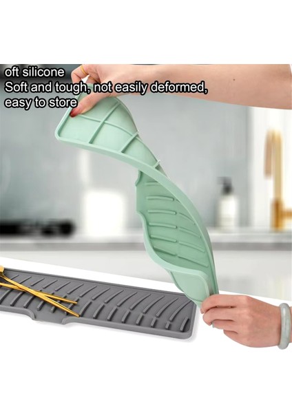 Mutfak Musluğu Silikon Mat Damlama Koruma Pedleri Musluk Su Toplayıcı Mat Lavabo Gider Pedi Su Geçirmez Kaymaz Banyo (Yurt Dışından) modelleri