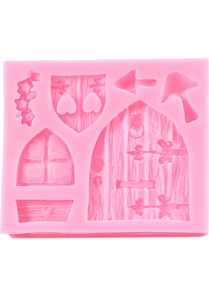3D Peri Evi Kapısı Silikon Fondan Çikolatalı Kek Şekerleme Kalıbı Kalıp Aracı (Yurt Dışından)