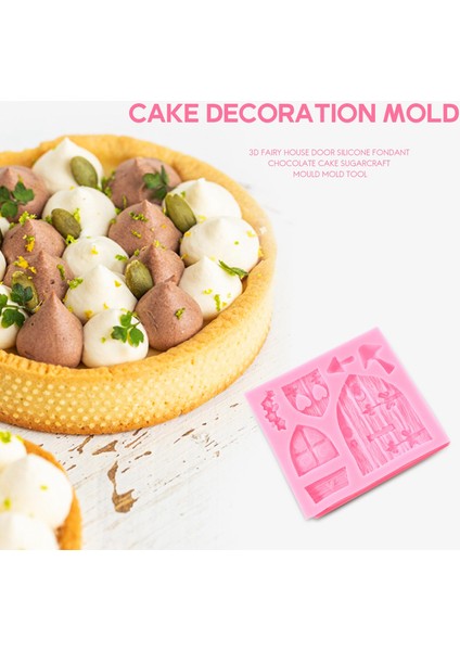 3D Peri Evi Kapısı Silikon Fondan Çikolatalı Kek Şekerleme Kalıbı Kalıp Aracı (Yurt Dışından) fırsatları