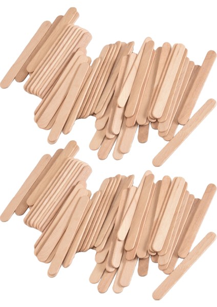 [100 Adet] 3,6 Inç Çok Amaçlı Ahşap Dondurma Çubukları, El Sanatları, Dondurma, Ağda, Ağdalama, Dil Bastırıcı Ahşap Çubuklar (Yurt Dışından) fırsatları