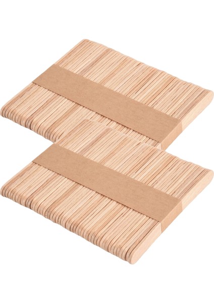 [100 Adet] 3,6 Inç Çok Amaçlı Ahşap Dondurma Çubukları, El Sanatları, Dondurma, Ağda, Ağdalama, Dil Bastırıcı Ahşap Çubuklar (Yurt Dışından) indirimleri