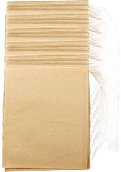 300 Adet Çay Filtre Poşeti, Tek Kullanımlık Kağıt Çay Poşeti, Bağcıklı, Güvenli, Güçlü Penetrasyon, Ağartılmamış, Gevşek Yaprak Çay ve Kahve Için Kağıt (Yurt Dışından)