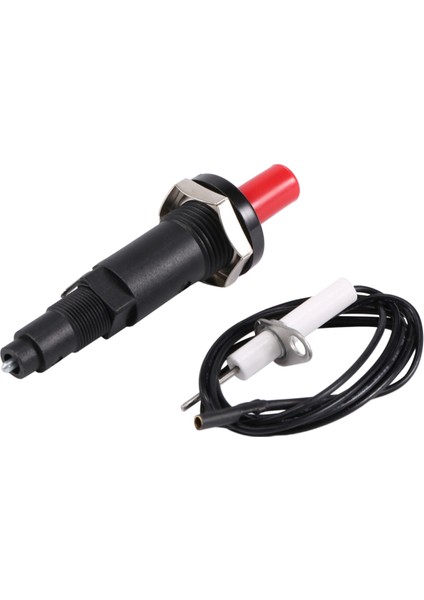 Piezo Ateşleme Seti Kablolu 1000 mm Uzunluğunda Gazlı Ocaklar ve Fırınlar Için Basmalı Düğmeli Mutfak Çakmakları (Yurt Dışından)