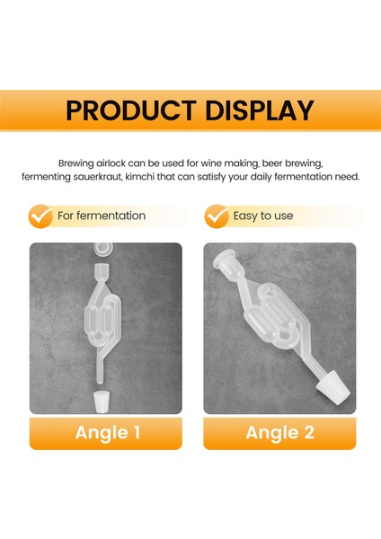 Şarap Yapımı, Bira Demleme Camı ve Damacana Fermentörü Için 6 S Şeklinde Kauçuk Tıpalı Egzoz Contası Vanası ve Çift Hava Kilidi (Yurt Dışından) indirimleri