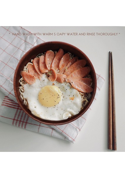 Ahşap Kaseler Ahşap Çorba Kasesi Sağlıklı Gıda Kabı Vintage Yemek Takımı Mutfak Aksesuarları (Yurt Dışından) modelleri