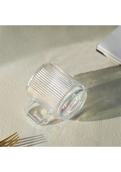 2 Parça Kapaklı Cam Kahve Kupası Latte, Cappuccino, Çay, Süt Için Saplı Kaburgalı Kahve Bardakları (Yurt Dışından) indirimleri