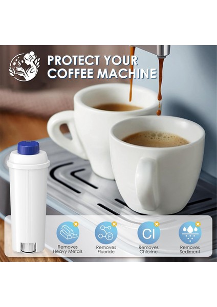 Delonghi Etam EC680 Kahve Makineleri Için 2 Adet DLSC002 Su Filtresi Yedek Parçası Aktif Karbon Yumuşatıcı Kahve Filtresi (Yurt Dışından) modelleri