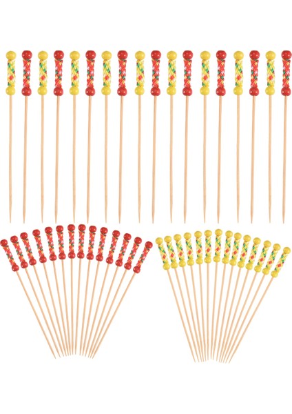 200 Adet Bambu Meyve Çubukları, Parti, Tapas, Atıştırmalıklar, Sandviç, Kanepe, Meze, Meyve Şiş, Barbekü Için Ahşap Kürdanlar (Yurt Dışından)