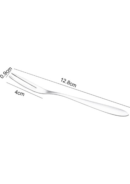 12 Adet Tatlı Çatalı, 5.1 Inç Paslanmaz Çelik Mini Salata Meyve Çatalı Tadım Çatalı Kokteyl Çatalı (Yurt Dışından) fiyatları