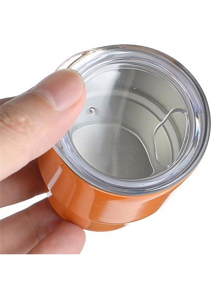 3'lü Mini Bardak Shot Bardağı, Pipetli ve Kapaklı, Mini Bardaklar, Çift Duvarlı Bardak Shot Bardakları, 2 Oz (B) (Yurt Dışından) fiyatları