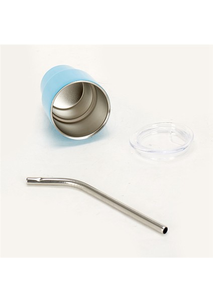 3'lü Mini Bardak Shot Bardağı, Pipetli ve Kapaklı, Mini Bardaklar, Çift Duvarlı Bardak Shot Bardakları, 2 Oz (B) (Yurt Dışından) indirimleri