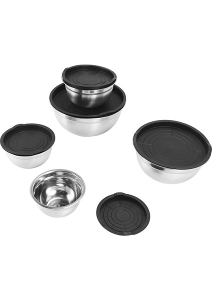 Parça Karıştırma Kabı, Hava Geçirmez Kapaklı Paslanmaz Çelik Istife Edilebilir Salata Kasesi, Mutfak Pişirme, Fırınlama Vb. Için Servis Kasesi (Yurt Dışından) modelleri