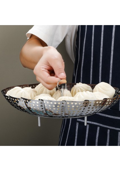 Katlanabilir Buharlı Paslanmaz Çelik Yemek Sepeti Fileli Sebze Buharlı Pişirici Buharlı Pişirici Genişletilebilir Mutfak Aleti Buharlı Pişirici, M (Yurt Dışından) fiyatları