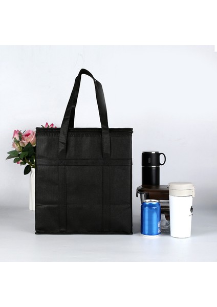 Taşınabilir Öğle Yemeği Soğutucu Çantası Katlanır Yalıtımlı Piknik Buz Paketi Gıda Termal Çantası Içecek Taşıyıcı Yalıtımlı Çanta Teslimat Çantası (Yurt Dışından) fiyatları