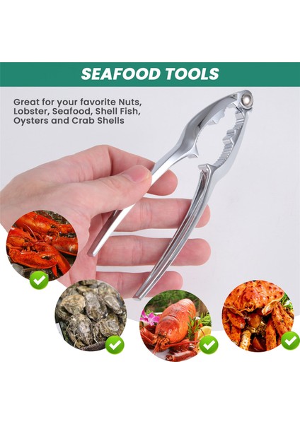 Parça Deniz Ürünleri Aletleri Seti Istakoz Kırıcıları Yengeç Kırıcı Setleri Fındık Kırıcı Aletleri Kırıcılar ve Çatal Fındık Kırıcı Seti (Yurt Dışından) indirimleri