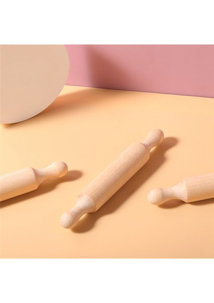 Inç Ahşap Mini Oklava Uzun Mutfak Pişirme Küçük Hamur Oklava Çocuklar Için Fondan Pasta Pizza El Sanatları 10 Adet (Yurt Dışından) fırsatları