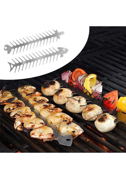 Adet Karides Şiş Paslanmaz Çelik Barbekü Aletleri Aksesuarı (Yurt Dışından) fiyatları