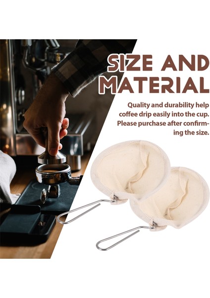 Adet Flanel Kumaş Kahve Filtre Süzgeçleri Saplı Yeniden Kullanılabilir Kahve Damlatıcısı El Yapımı Kahve Aksesuarları Ev Kullanımı Için (Yurt Dışından) indirimleri